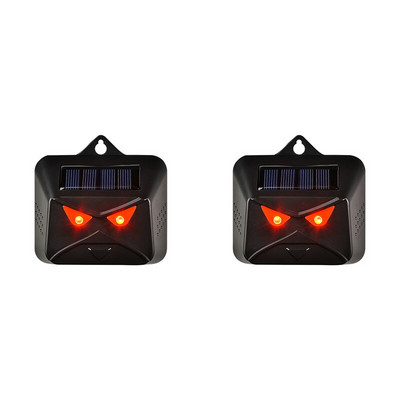 gyvūnų atbaidiklis Daugiasluoksnis silicio saulės kolektorius Dvigubo maitinimo gyvūno atbaidiklis šunų paukščių atbaidiklis Raudona LED lemputė, mirksi atbaidanti