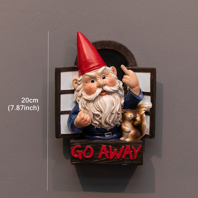 Dervos nykštukų statulos Juokingi papuošalai Namų sodo puošmena Rankų darbo darbastalio gnomų puošmena Kiemo parko vilos baldai