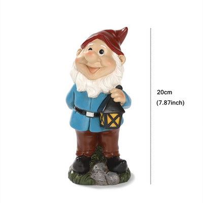 Dervos nykštukų statulos Juokingi papuošalai Namų sodo puošmena Rankų darbo darbastalio gnomų puošmena Kiemo parko vilos baldai