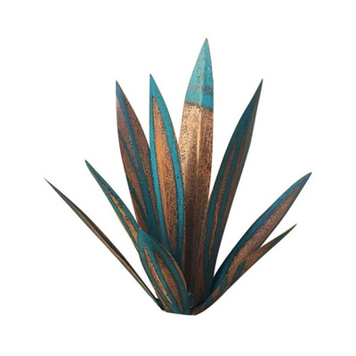 „Pasidaryk pats“ metalo meno tekila kaimiška skulptūra rūdys 9 lapai lauko sodas kiemas meno statulos amatai namų dekoro ženklai, dekoravimas 27 cm