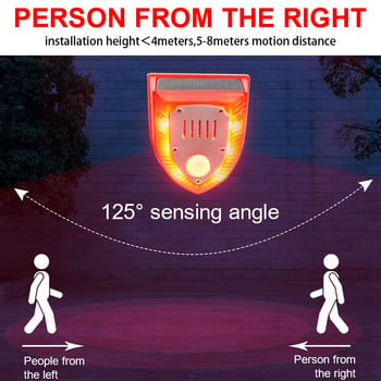 Hot Solar Ultrasonic Animal Repeller Αδιάβροχος αισθητήρας που αναβοσβήνει απωθητικό Frighten Animals Απωθητικό σόναρ για σκύλους γάτα Bird Boar