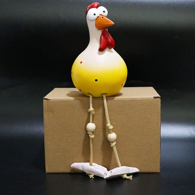 Dervos amatai viščiukų derinys vištų dervos papuošalai amatai sodo dekoravimas sodo statulos sodo dekoravimas lauke