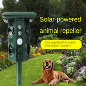 Ultragarsinis gyvūnų atbaidiklis, atbaidantis kačių šunis, saulės energija varomas baidymo priemonė, skirta lauko sodui