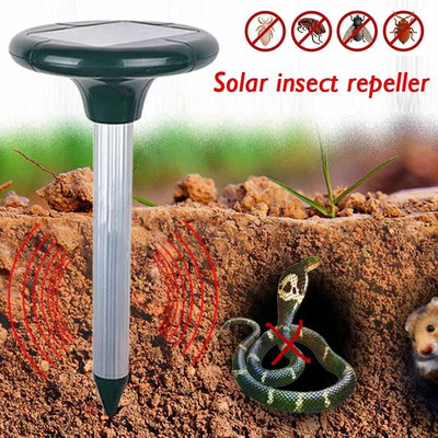 1/2/vnt lauko saulės ultragarsinis vibracinis kenkėjų naikintuvas Gopher pelėnas gyvatės graužikų gaudytojas, atgrasantis vejos sodo kenkėjų kontrolę