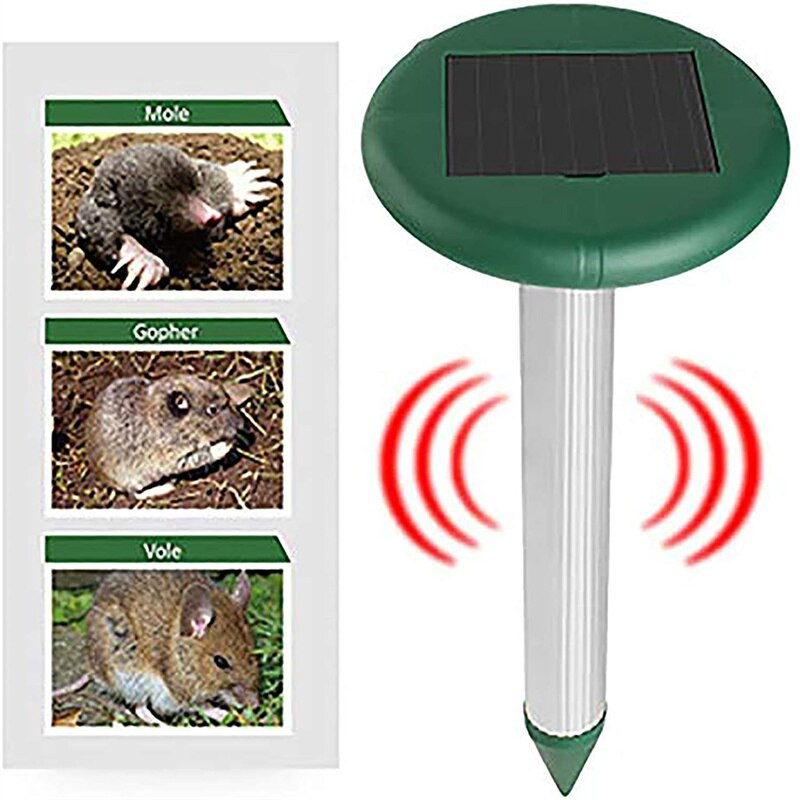 1/2/vnt lauko saulės ultragarsinis vibracinis kenkėjų naikintuvas Gopher pelėnas gyvatės graužikų gaudytojas, atgrasantis vejos sodo kenkėjų kontrolę