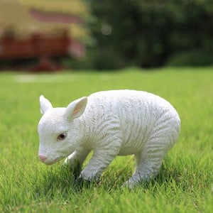 Simulare Pastorală Animal Rășină Capră Oi Ornamente în aer liber Grădină Peluză Statuie Mobilier Curte Sculptură Decorare Artizanat