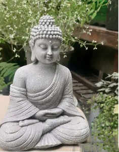 Kinų dervos Budos statula Zen skulptūra Priedai Lauko sodas Figūrėlės Papuošimas Parkas Vila Balkonas Papuošalai Amatai