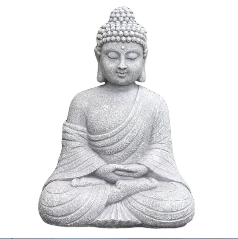 Kinų dervos Budos statula Zen skulptūra Priedai Lauko sodas Figūrėlės Papuošimas Parkas Vila Balkonas Papuošalai Amatai