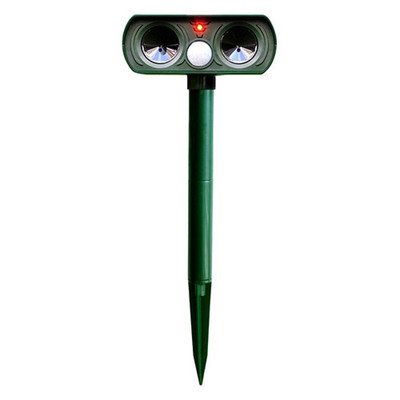 Saulės energijos kačių šuo Ultra Sonic blykstės lemputė gyvūnų repeller sode lauke