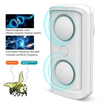 Rodent Anti Mosquito Mouse Repeller Υπερήχων Ηλεκτρονική Συσκευή Καταπολέμησης Παρασίτων Rodent Rat Mice Repellent, US EU Plug