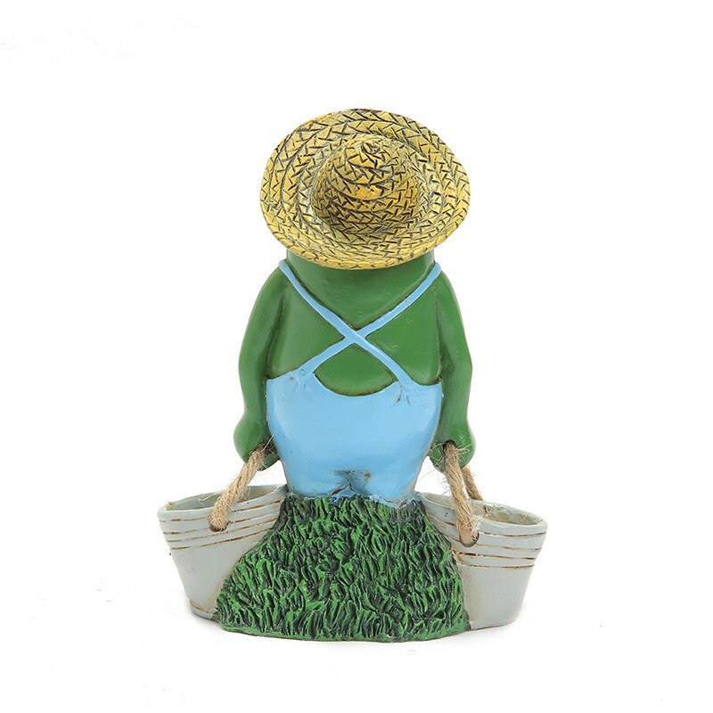 Kūrybinga asmenybė Mažos varlės sultingos gėlių vazono dekoravimas Pastoracinis sodas Kiemas Kraštovaizdis Dervos apdaila