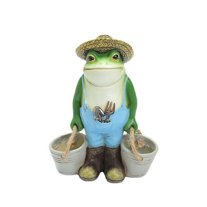 Kūrybinga asmenybė Mažos varlės sultingos gėlių vazono dekoravimas Pastoracinis sodas Kiemas Kraštovaizdis Dervos apdaila