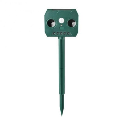 Уред за прогонване на животни със слънчева енергия Ултразвуков уред за отблъскване на животни Уред за кучета/котки/птици Уплашване на животни Сонарен репелент