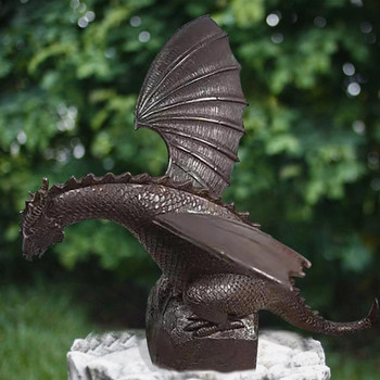 Creative Garden Sculpture Water Fountain Spray Dragon Resin Fountain Statue Crafts Διακόσμηση κήπου Γλυπτά ειδώλων