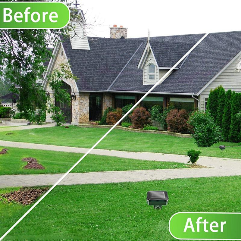 1/2/4 vnt Saulės energijos ultragarsinis repeleris Sonic Mouse Gopher Mole kenkėjų atbaidantis graužikams skirtas atbaidantis lauko ūkio sodui