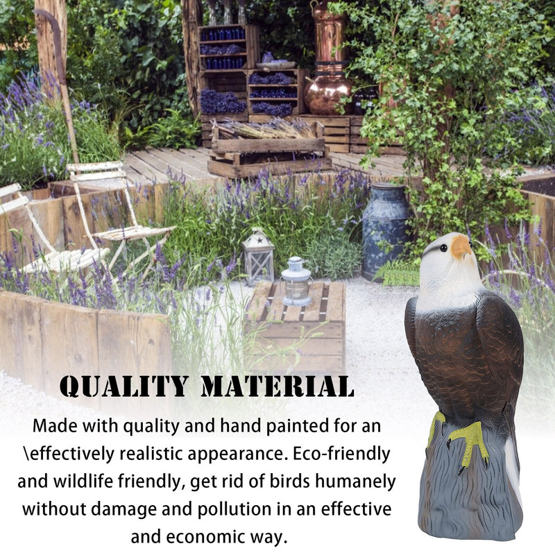 Netikros pelėdos statula Netikros pelėdos skulptūra Paukščių atbaidymo priemonės Realios pelėdos kaliausės Paukščių atbaidymo priemonės su šviesiais ir garsiais paukščių repelentais