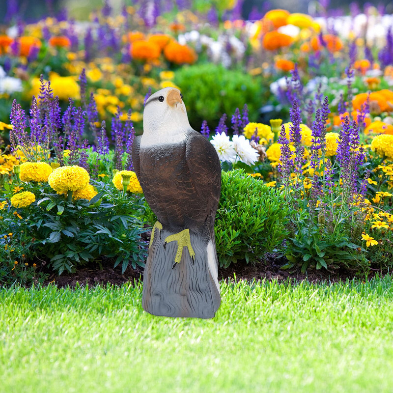 Netikros pelėdos statula Netikros pelėdos skulptūra Paukščių atbaidymo priemonės Realios pelėdos kaliausės Paukščių atbaidymo priemonės su šviesiais ir garsiais paukščių repelentais