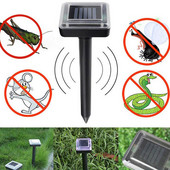 4vnt lauko saulės energija varomas ultragarsinis vibracijos kenkėjų atbaidiklis gyvačių atbaidiklis LED šviesos atbaidiklis lauko lempų kiemo sodas