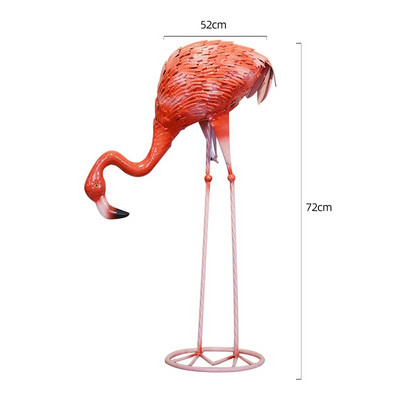 Sodo puošyba Sodo aksesuarai Dideli geležies menas Flamingai Skulptūra Vestuviniai Papuošalai Namų dekoras Rankdarbiai Statulėlės Dovanos