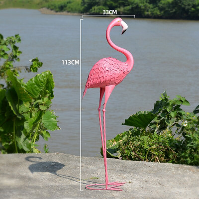 Sodo puošyba Sodo aksesuarai Dideli geležies menas Flamingai Skulptūra Vestuviniai Papuošalai Namų dekoras Rankdarbiai Statulėlės Dovanos