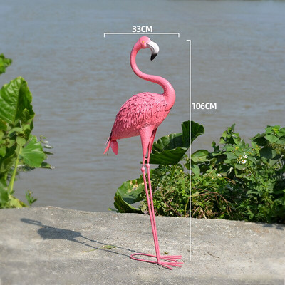 Sodo puošyba Sodo aksesuarai Dideli geležies menas Flamingai Skulptūra Vestuviniai Papuošalai Namų dekoras Rankdarbiai Statulėlės Dovanos