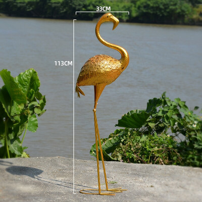 Sodo puošyba Sodo aksesuarai Dideli geležies menas Flamingai Skulptūra Vestuviniai Papuošalai Namų dekoras Rankdarbiai Statulėlės Dovanos
