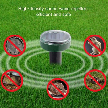 4 τεμ. Mole Rat Repeller Solar Ultrasonic Repeller Spike Garden Pest Determent