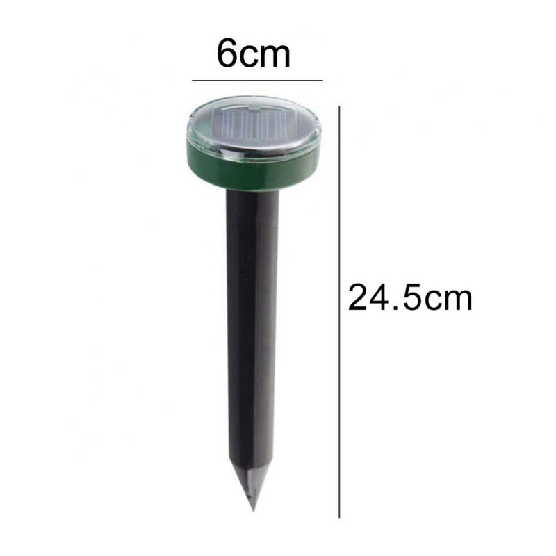 4 ks repelent proti krtkom, solárny ultrazvukový repelent, hrotový záhradný odpudzovač škodcov