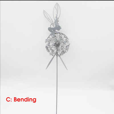 Mitikus Tündér Virág Tündérkert Miniatűr szobrok Tündérkert Pitypangok Figurák Tündérek Tündérek Kerti szobor