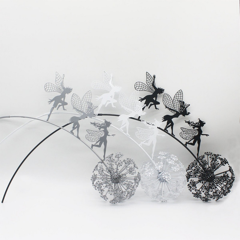 Mitikus Tündér Virág Tündérkert Miniatűr szobrok Tündérkert Pitypangok Figurák Tündérek Tündérek Kerti szobor