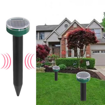 2021 Solar Ultrasonic Pest Repeller Anti Mice Rat Rodent Snake Outdoor Garden Lawn Orchard Mouse Repellant