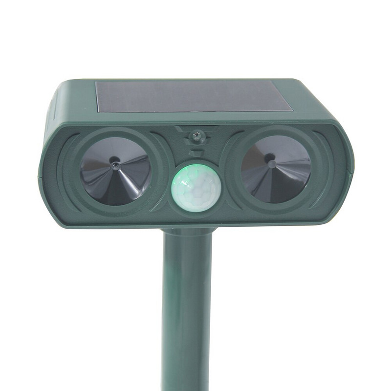 Ultraheli päikeseenergia loomade linnutõrjevahend kassivastane koer rebane linnud hiired hiirrott õues aialoomad minema ajavad tööriistad