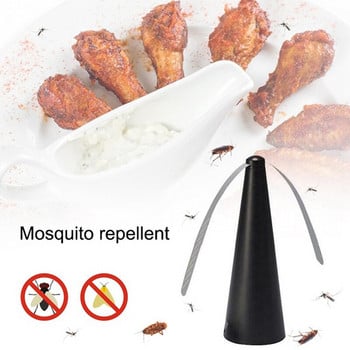 Fly Repellent Ανεμιστήρας Κρατήστε τα σφάλματα μύγες μακριά από το φαγητό Υπαίθριο γεύμα για πικνίκ Προστατευτικό κουνουπιών Παγίδα αυτόματων κουνουπιών Έντομο