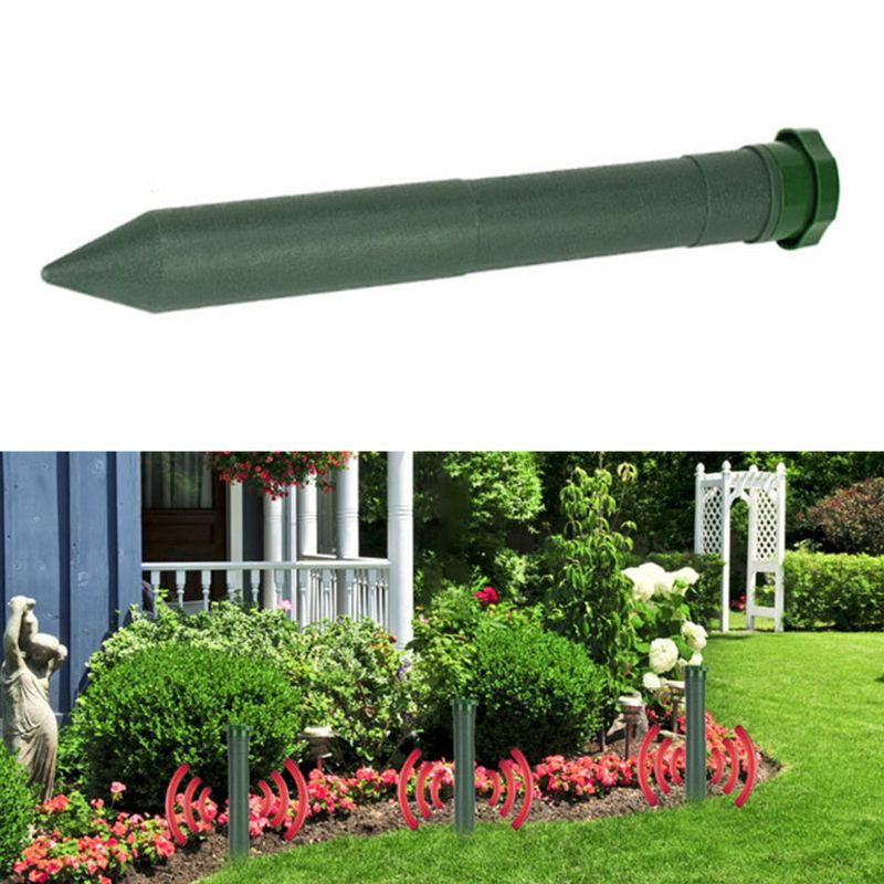 null Akkumulátoros ultrahangos vakondriasztó vízálló egerek vipera rágcsálóirtó szer kerti kártevőirtó gyephez