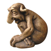 Gargoyle statula Išdykęs kiemo tvora Papuošalai Namai Draugai Namų ir sodo puošmena Nudžiūvusi statula Sodo kiemo puošmena