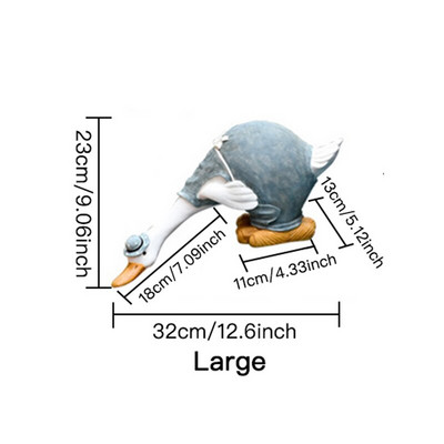 Mieli anties papuošalai Derva Dirbtinė šeimos antis skulptūra gyvūno statula sodas alpinariumas baseino tvenkinio dekoravimas kraštovaizdžio amatai