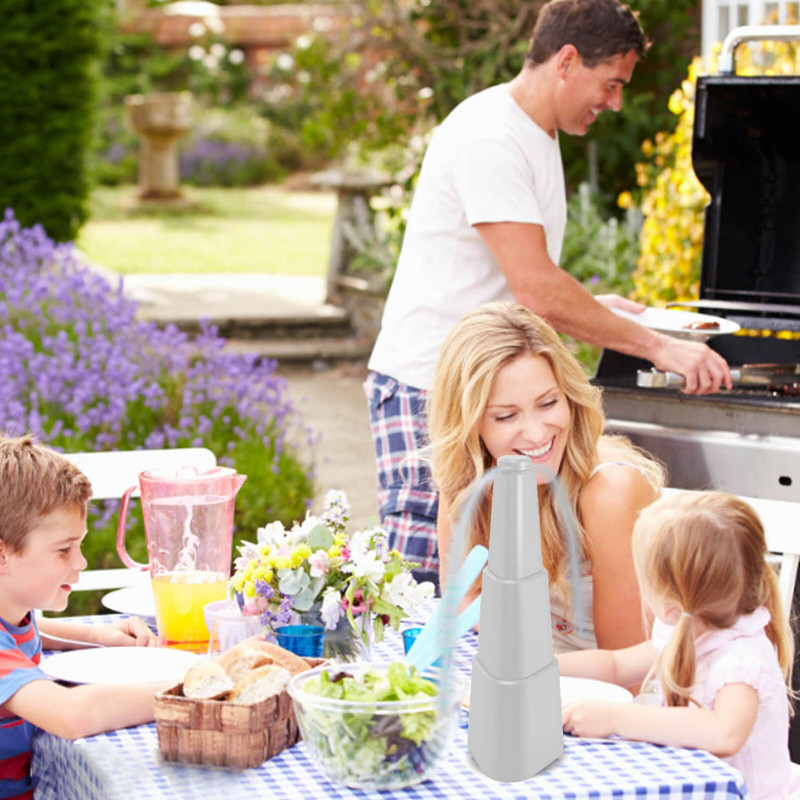 „Conveneice“ musių atbaidymo ventiliatoriai Stalo muselių ventiliatoriai, skirti buitiniams vakarėliams Priemonės kepsnių iškyloms prie baseino Vakarienės lauke