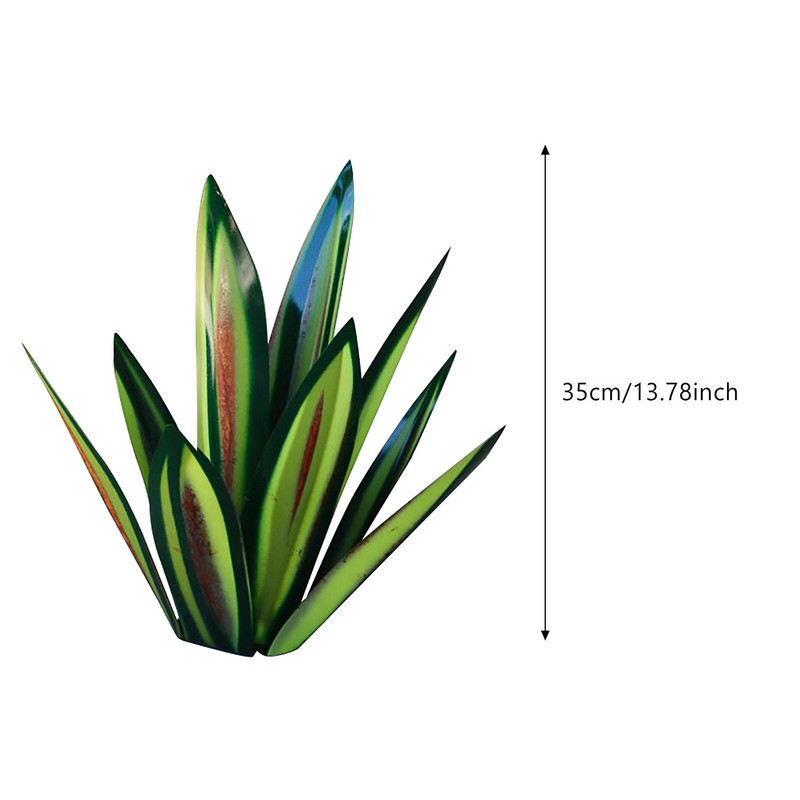 „Pasidaryk pats“ metalo menas, 9 lapai tekila, kaimiška skulptūra, rūdžių sodas, kiemas, meno statulėlės, amatai, namų dekoro ženklai, dekoravimas 27 cm / 35 cm / 65 cm