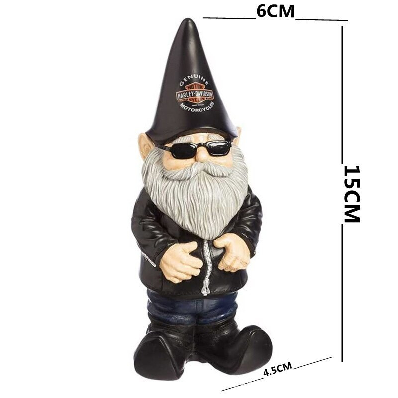 Dervos nykštukų statulos Juokingi papuošalai Namų sodo puošmena Rankų darbo darbastalio gnomų apdaila Kiemo parko vilos baldai