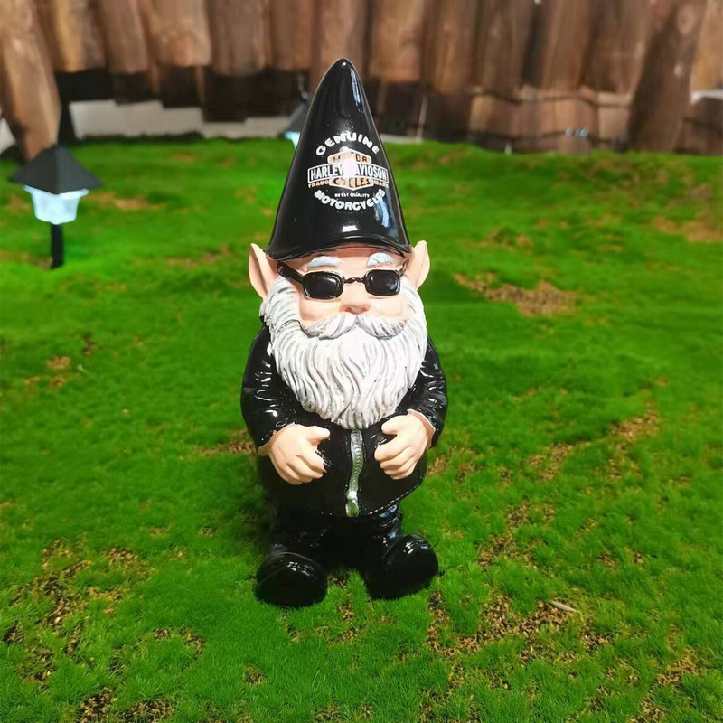Dervos nykštukų statulos Juokingi papuošalai Namų sodo puošmena Rankų darbo darbastalio gnomų apdaila Kiemo parko vilos baldai