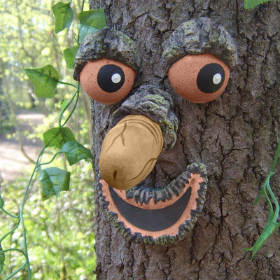 Žievės vaiduoklis Veido dekoravimas Veido ypatybės Papuošimas Helovinas Velykos Pasidaryk pats Namai Lauke Sodas Medžiai Monstrai Papuošalai Rekvizitai