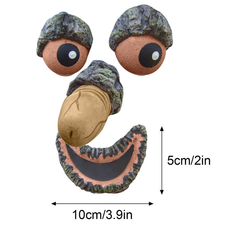 Žievės vaiduoklis Veido dekoravimas Veido ypatybės Papuošimas Helovinas Velykos Pasidaryk pats Namai Lauke Sodas Medžiai Monstrai Papuošalai Rekvizitai