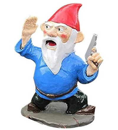 Sodo nykštuko ornamentas Juokingas skulptūros dekoras Animacinio filmo karo nykštuko skulptūra vidaus lauke namams Kūrybinė dovana sodo statula