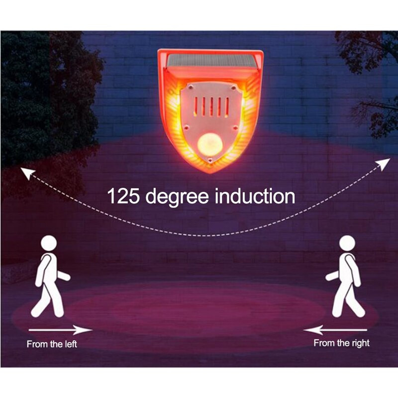Respingător solar pentru animale nocturne Opțional, rezistent la apă, descurajant, cu energie solară, pentru gazon