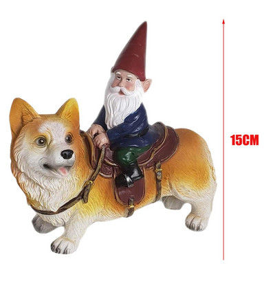 Derva neklaužada nykštukas nykštukas sodo puošmena statula Senis žievė vaiduoklis veidas fėjos ornamentas Velykų lauko kūrybinis rekvizitas Amatai