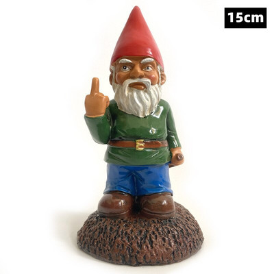 Záhradná socha trpaslíka, škriatok, živica, kreatívny model, socha, vtipná roztomilá miniatúrna rozprávková hračka, figúrka, sviatočné darčeky, dekorácie, remeslá