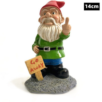 Záhradná socha trpaslíka, škriatok, živica, kreatívny model, socha, vtipná roztomilá miniatúrna rozprávková hračka, figúrka, sviatočné darčeky, dekorácie, remeslá