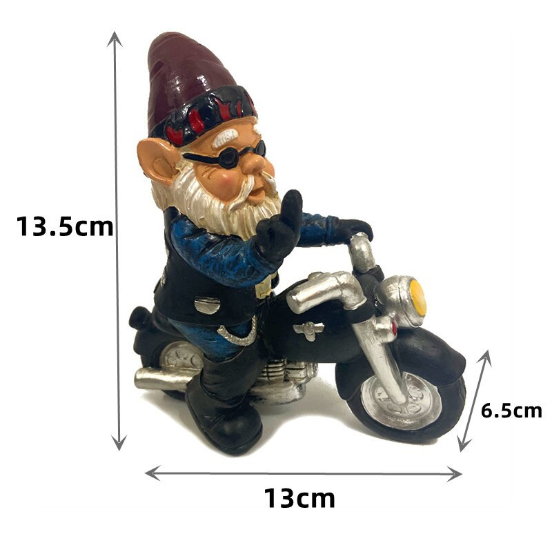 Záhradná socha trpaslíka, škriatok, živica, kreatívny model, socha, vtipná roztomilá miniatúrna rozprávková hračka, figúrka, sviatočné darčeky, dekorácie, remeslá