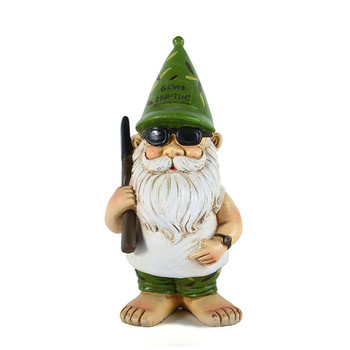 Χριστουγεννιάτικο Κήπο Gnome Statue Resin Crafts Statue Ornament κορυφαίας ποιότητας ρητίνη polyresin φυσική πέτρα στη σκουριά και ανθεκτικό στις καιρικές συνθήκες