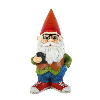 Χριστουγεννιάτικο Κήπο Gnome Statue Resin Crafts Statue Ornament κορυφαίας ποιότητας ρητίνη polyresin φυσική πέτρα στη σκουριά και ανθεκτικό στις καιρικές συνθήκες